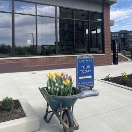 The April showers did bring May flowers! Tour Eastpark today! 🌷☀️🌧️  #eastpark #eastparklife #tourtoday #madisonwi #luxuryliving #apartments Instagram post from @eastparkaptsmadison on May 02, 2024 00:00:00am