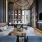 fireplace in luxurious clubhouse